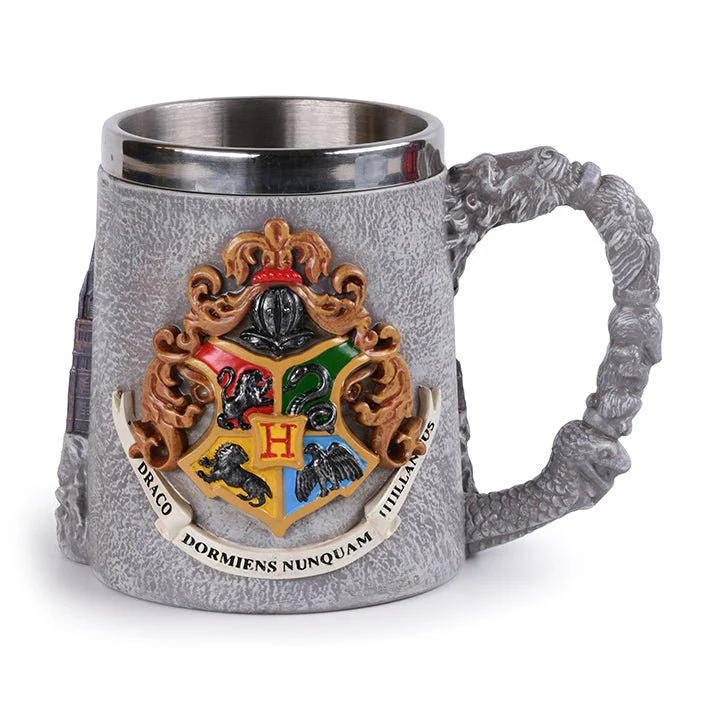 Hogwarts House Crest Tankard Mug – 16oz