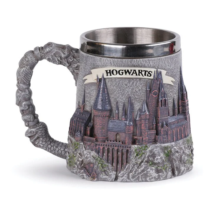Hogwarts House Crest Tankard Mug – 16oz